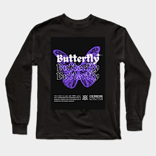 Butterfly Long Sleeve T-Shirt